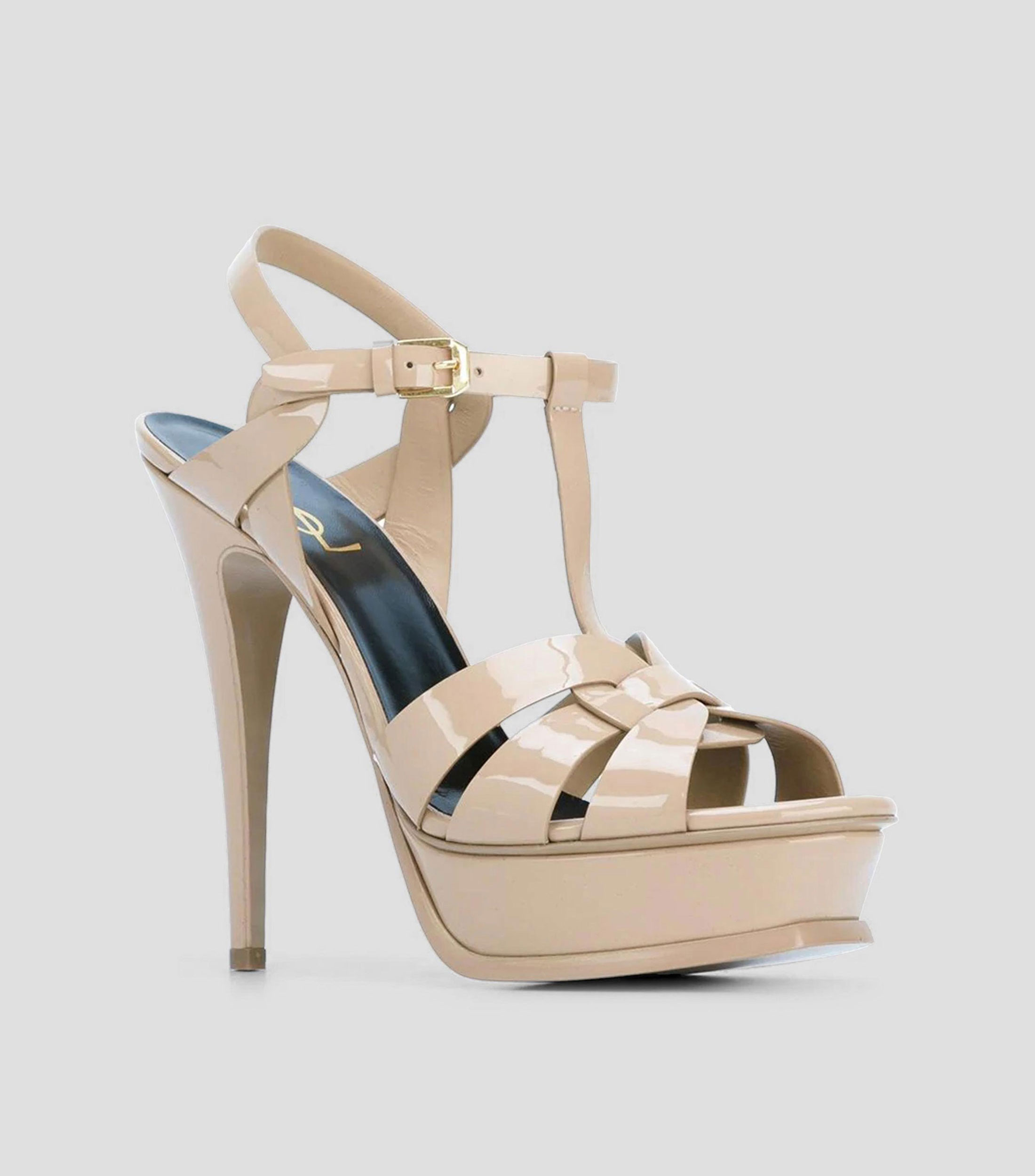 Sandalias con tacón alto de aguja Mujer